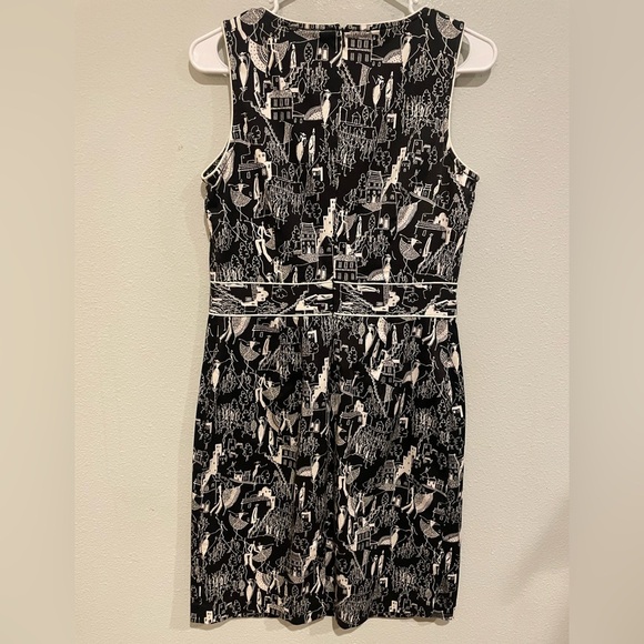 Grace Elements Black and White Patterned Mini Dress - Picture 4 of 4